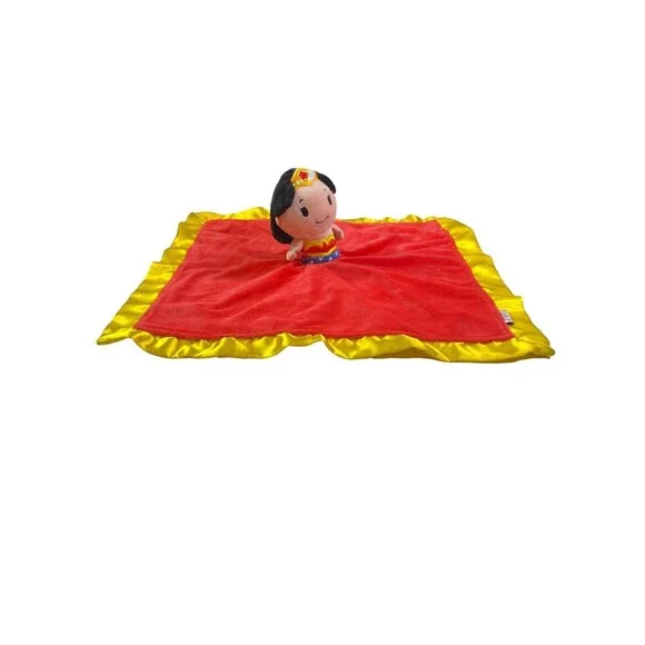 Wonder Woman Baby Security Blanket Plush DC Comics Lovey By Hallmark Itty Bittys - Picture 6 of 12